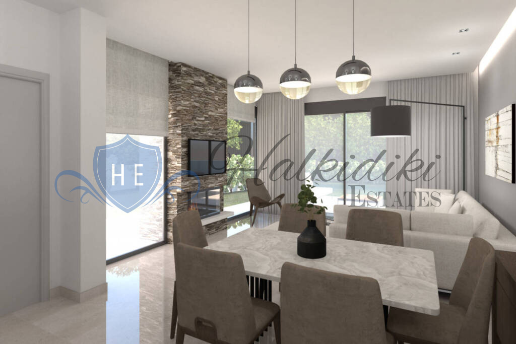 villa for sale sithonia with private pool garden
