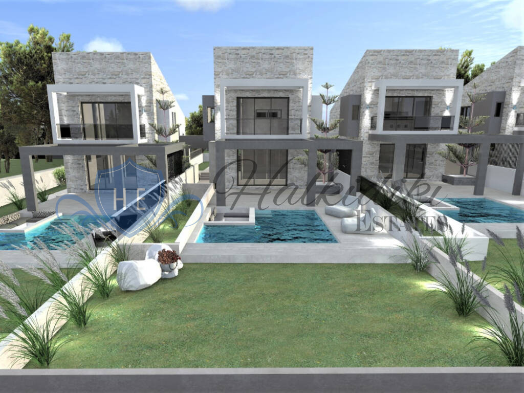 luxury villa for sale kassandra with private pool sea view