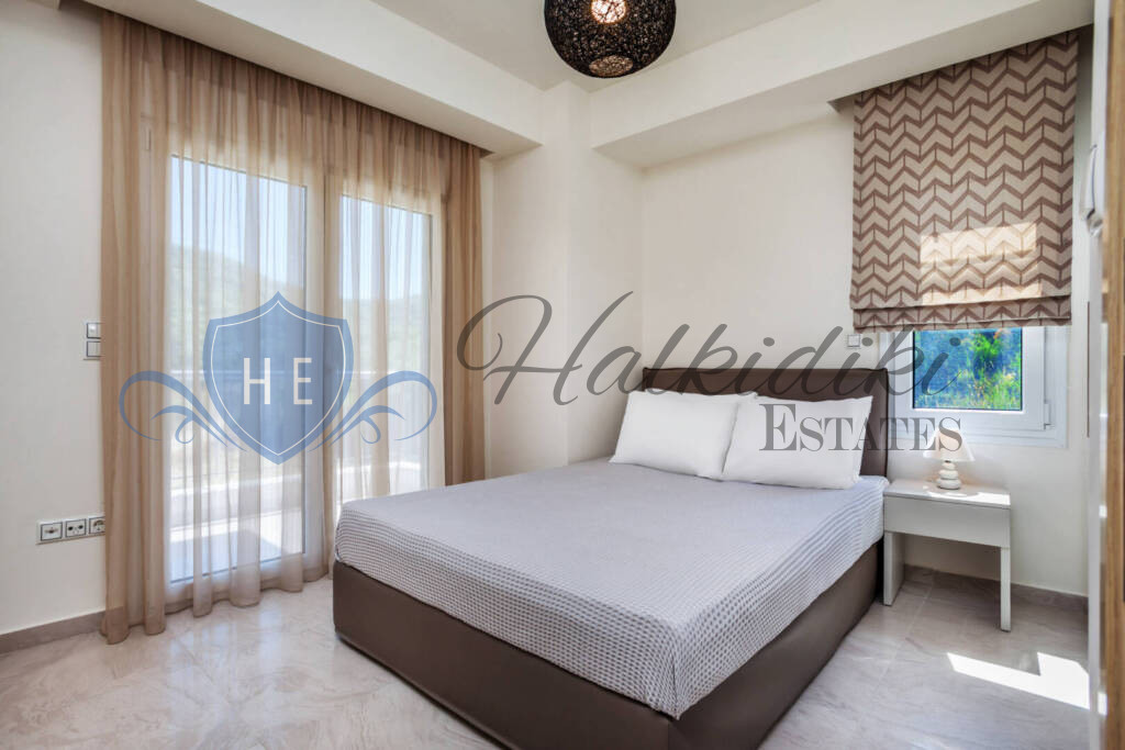luxury villa 4 bedrooms for sale kassandra with private pool sea view