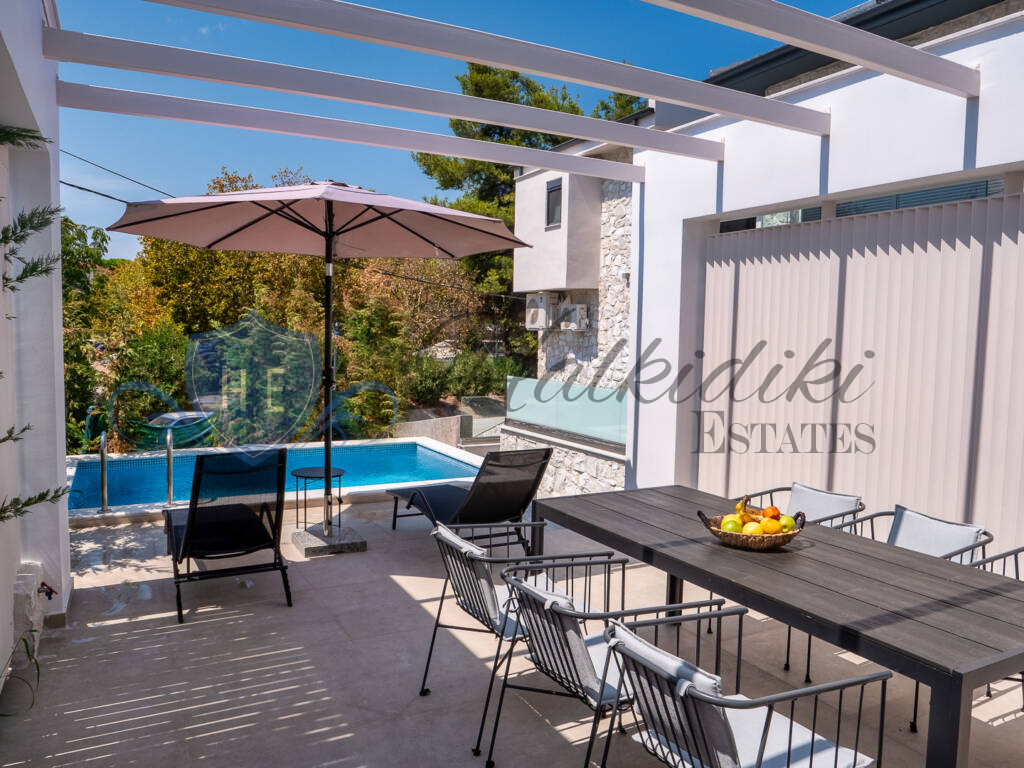 luxury villas for sale kassandra halkidiki private pool